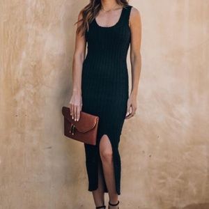 Vici Dress with slit Black never worn